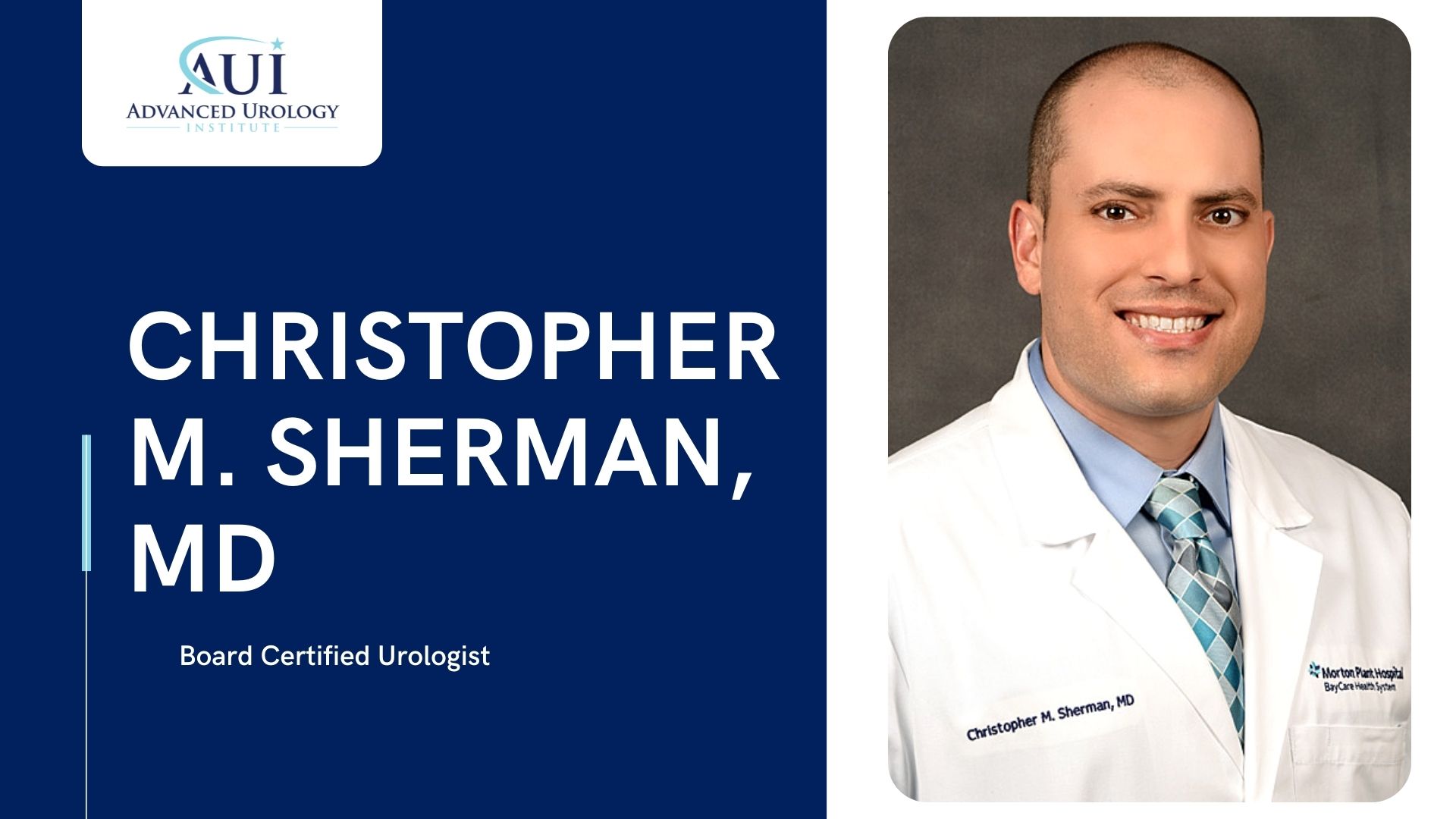 Urologist In Largo FL Christopher M Sherman MD AUI